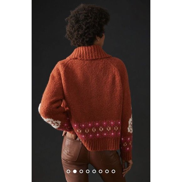 Maeve Zip-Front Cardigan Sweater Size XXS - Picture 4 of 8